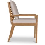 Mateo Outdoor Dining Chair White TA-1012-18 TA 1012 18 Mateo side right shadsilo