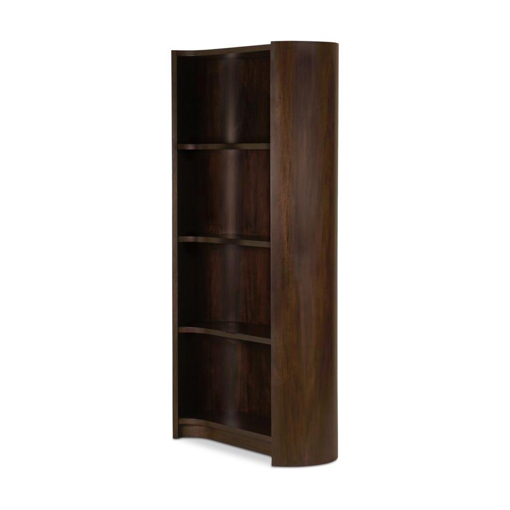 Nera Bookcase Brown 3 Nera Bookcase Brown - Image 3