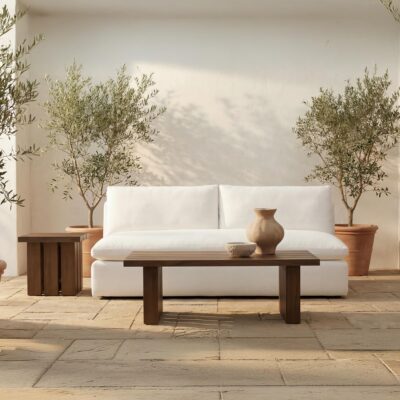 Denby Outdoor Coffee Table Brown