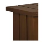 Denby Outdoor Side Table Brown TA-1017-03 TA 1017 03 Denby closeup01 shadsilo