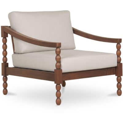 Delilah Outdoor Accent Chair Brown