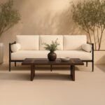 Fletcher Outdoor Coffee Table Brown TA-1019-03 TA 1019 03 00