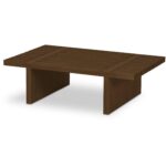 Fletcher Outdoor Coffee Table Brown TA-1019-03 TA 1019 03 Fletcher diagL shadsilo