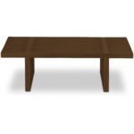 Fletcher Outdoor Coffee Table Brown TA-1019-03 TA 1019 03 Fletcher front shadsilo