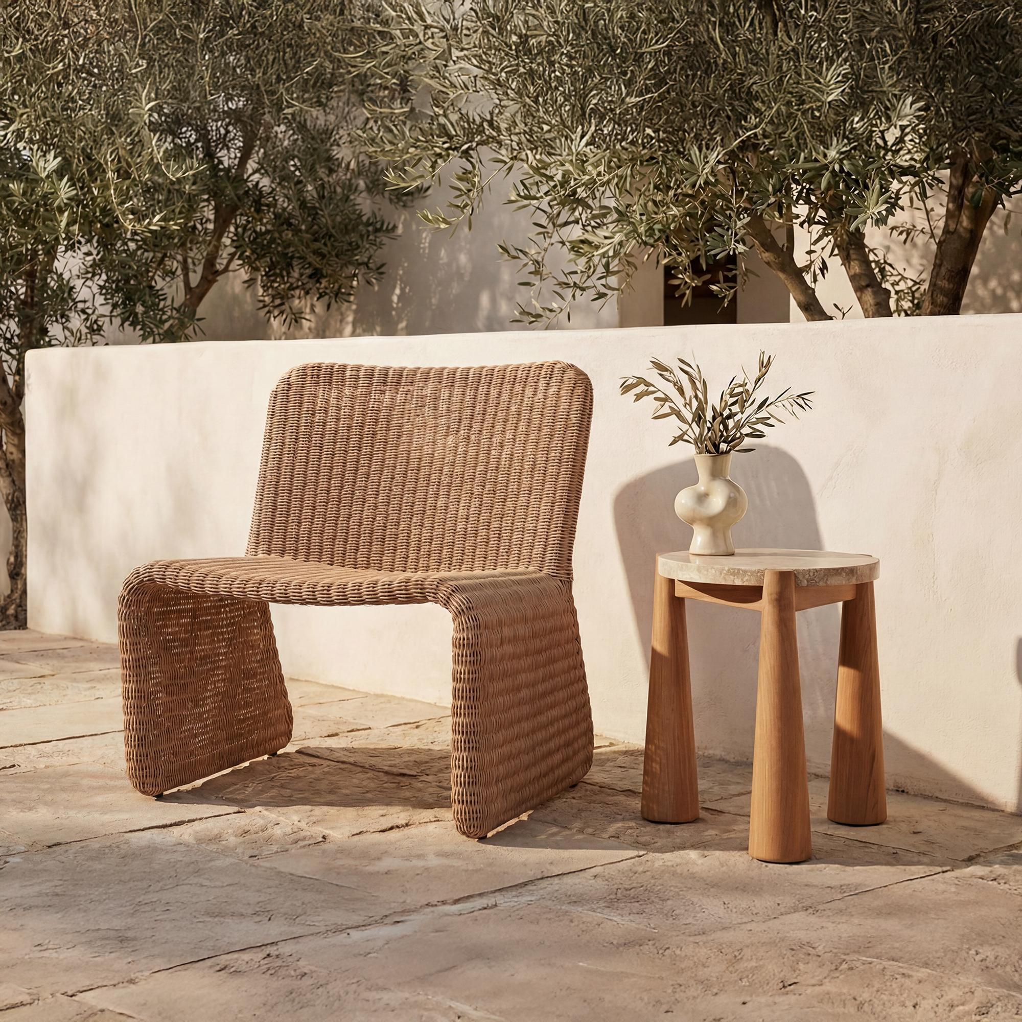Pax Outdoor Side Table Natural 2 Pax Outdoor Side Table Natural - Image 2