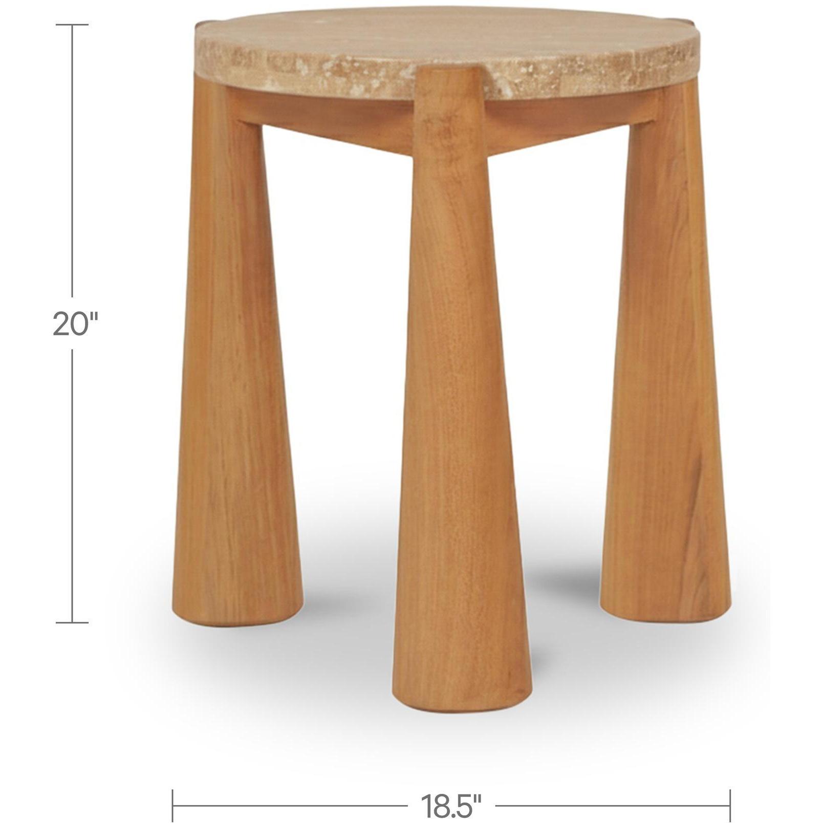 Pax Outdoor Side Table Natural 3 Pax Outdoor Side Table Natural - Image 3