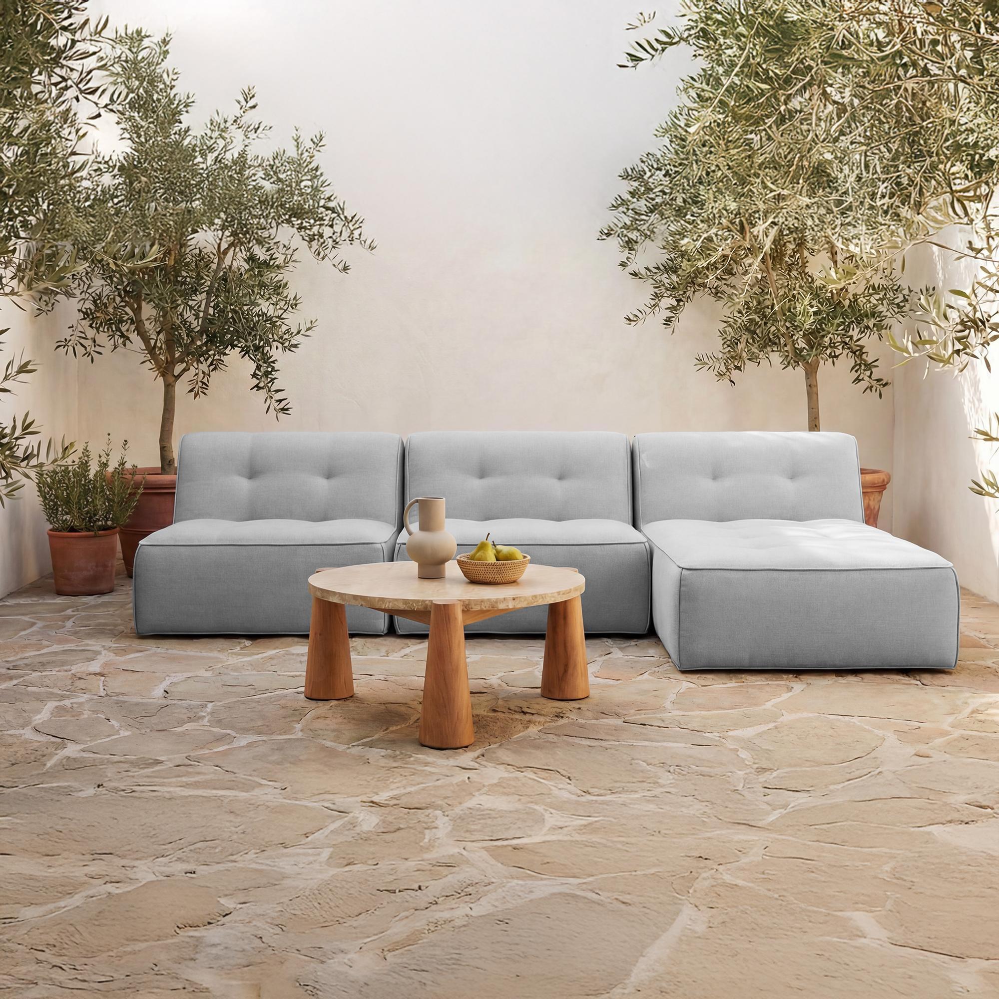 Pax Outdoor Coffee Table Natural 2 Pax Outdoor Coffee Table Natural - Image 2