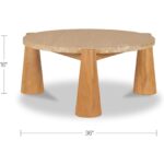 Pax Outdoor Coffee Table Natural 5 Pax Outdoor Coffee Table Natural TA-1021-24 TA 1021 24 70 dim