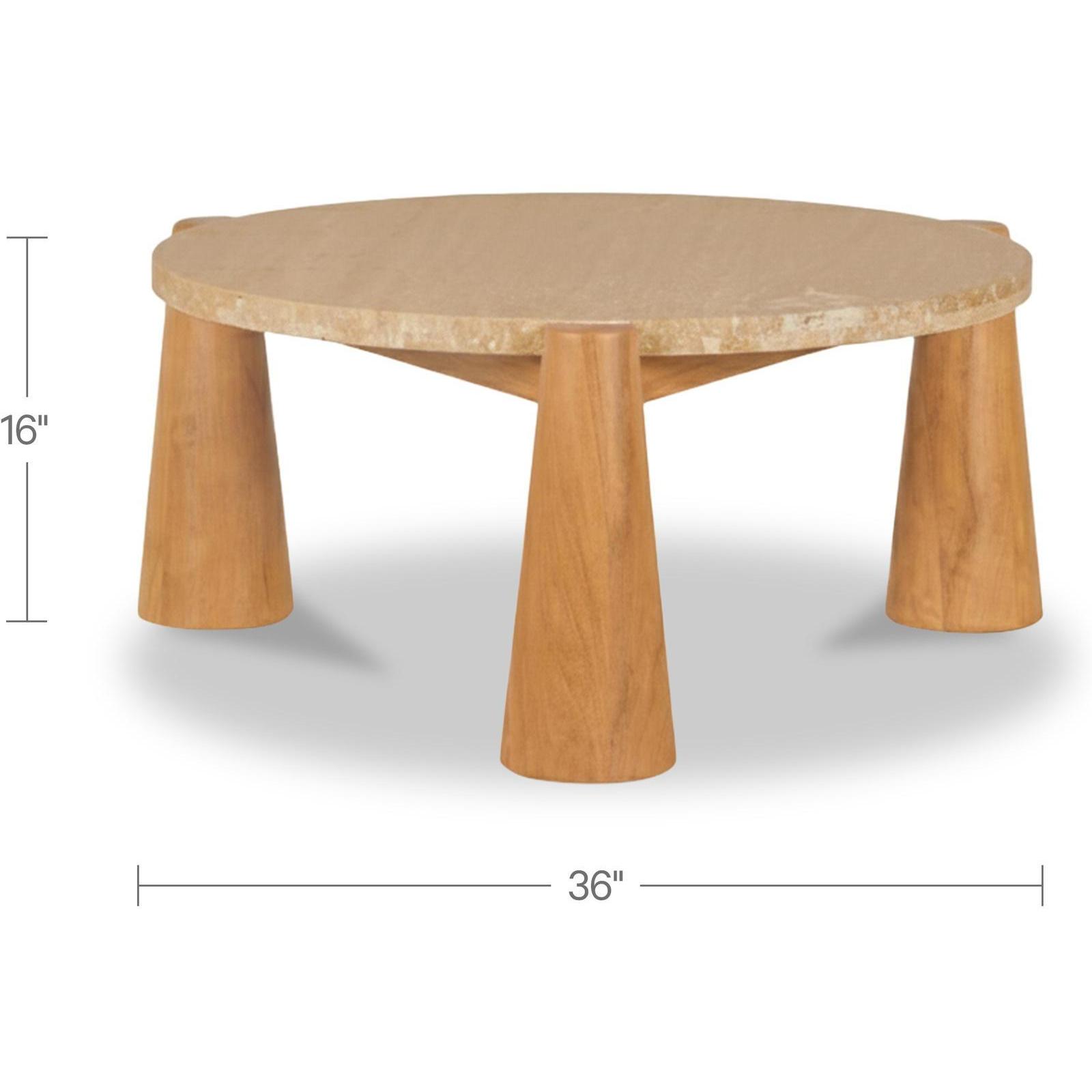 Pax Outdoor Coffee Table Natural 3 Pax Outdoor Coffee Table Natural - Image 3