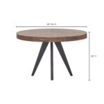 Parq Round Dining Table 7 Parq Round Dining Table TL-1010-14 TL 1010 14 70