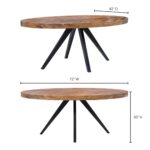 Parq Oval Dining Table 15 Parq Oval Dining Table TL-1019-14 TL 1019 14 70