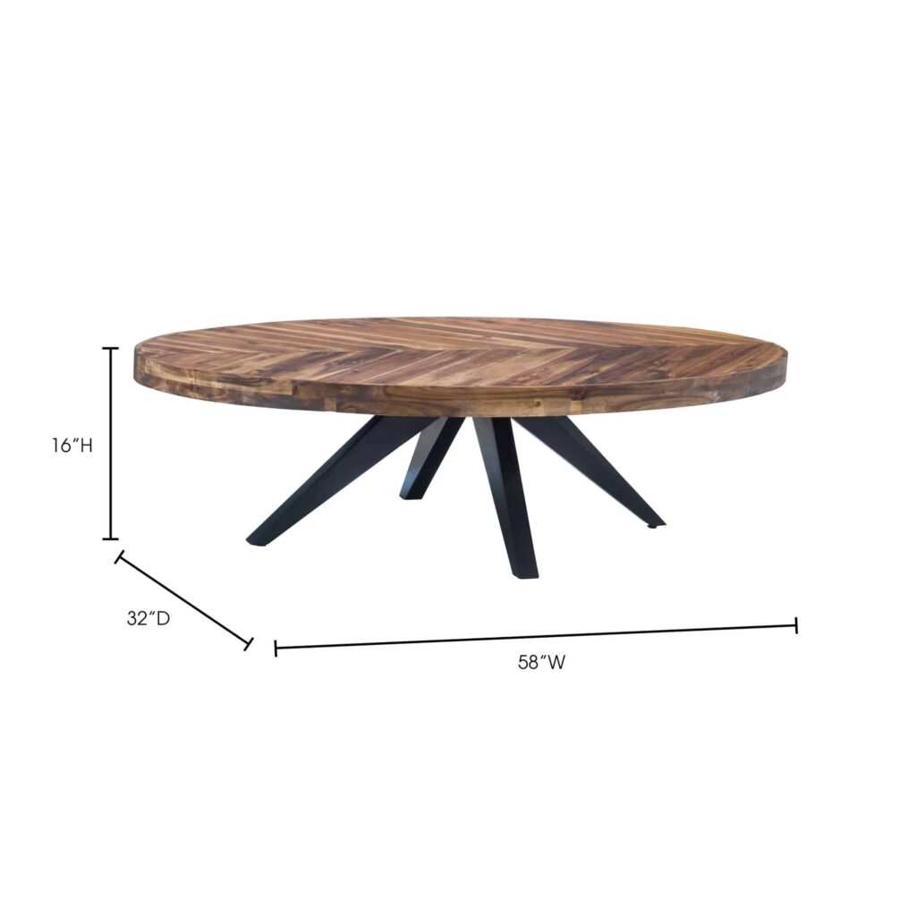 Parq Oval Coffee Table - Image 9