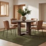 Hayes Dining Table Rustic Brown TL-1031-20-0 TL 1031 20 0 10