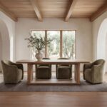Blake Dining Table Rustic Oak TL-1032-24-0 TL 1032 24 0 10