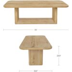 Blake Dining Table Rustic Oak TL-1032-24-0 TL 1032 24 0 70 dim