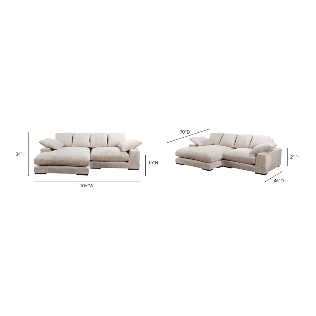 Plunge Sectional Cappuccino - Image 8