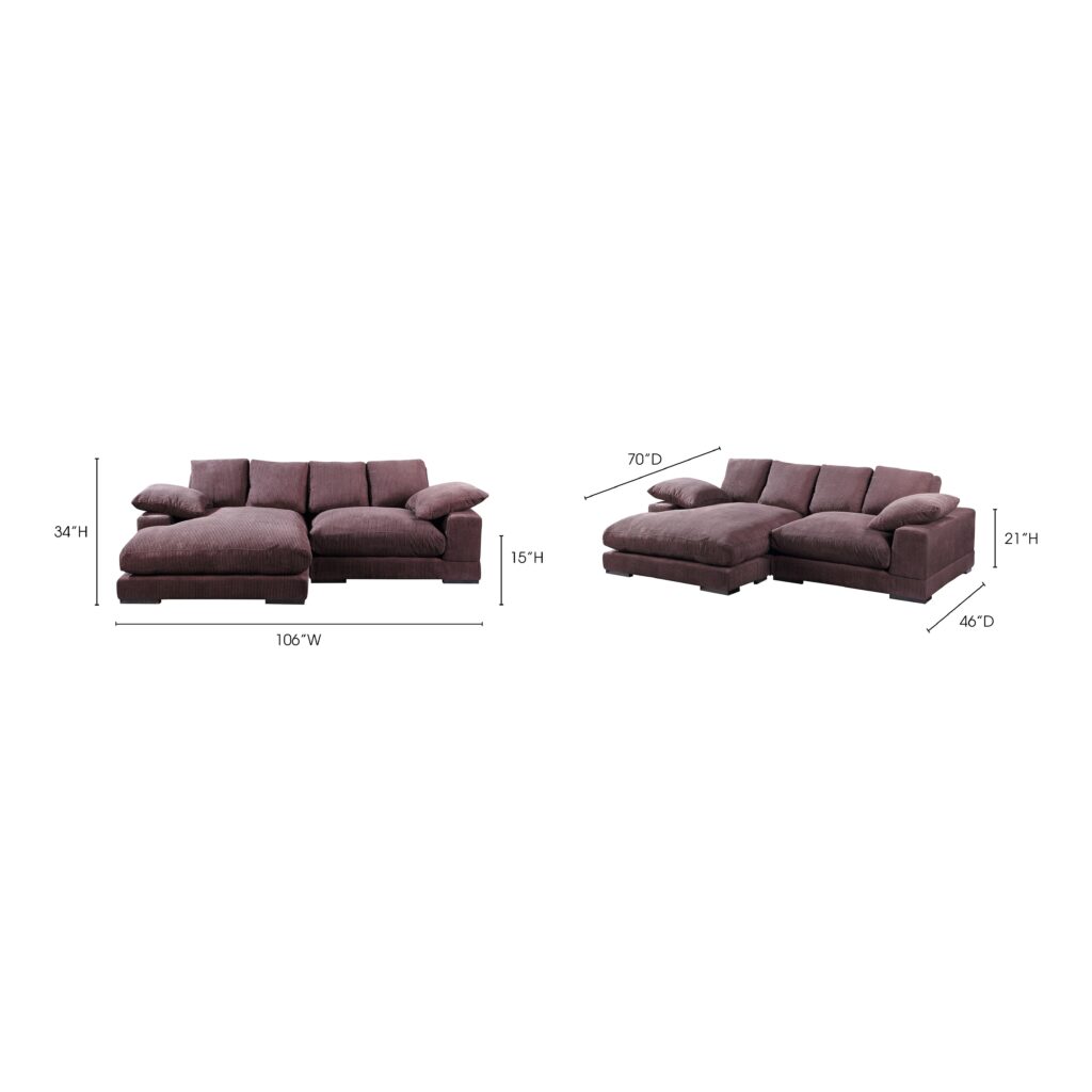 Plunge Sectional Dark Brown - Image 7