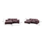 Plunge Sectional Dark Brown 13 Plunge Sectional Dark Brown TN-1004-20-0 TN 1004 20 70