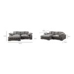 Plunge Sectional Charcoal 21 Plunge Sectional Charcoal TN-1004-25-0 TN 1004 25 70
