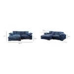 Plunge Sectional Navy 15 Plunge Sectional Navy TN-1004-46-0 TN 1004 46 70