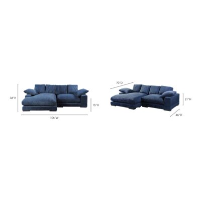 Plunge Sectional Navy TN-1004-46-0 TN 1004 46 70