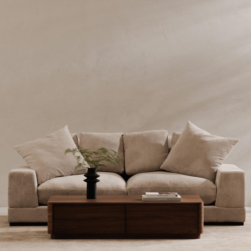 Plunge Sofa Cappuccino - Image 8