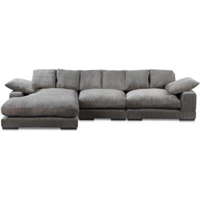 Plunge Large Sectional Charcoal