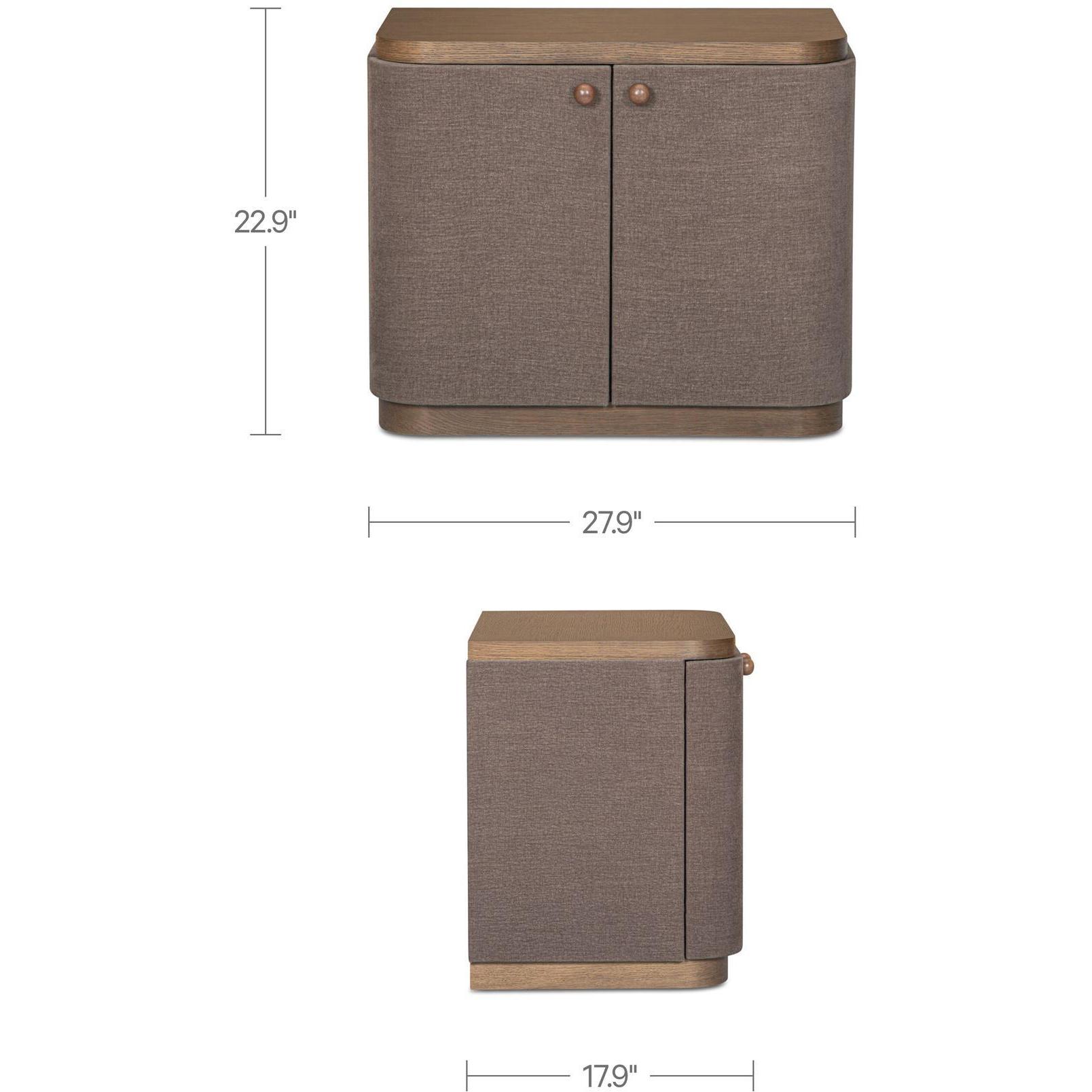 Simone Nightstand Brown 7 Simone Nightstand Brown - Image 7