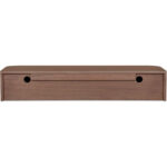 Round Off Floating Console Table Walnut 11 Round Off Floating Console Table Walnut - Image 4