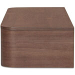 Round Off Floating Console Table Walnut 10 Round Off Floating Console Table Walnut - Image 3