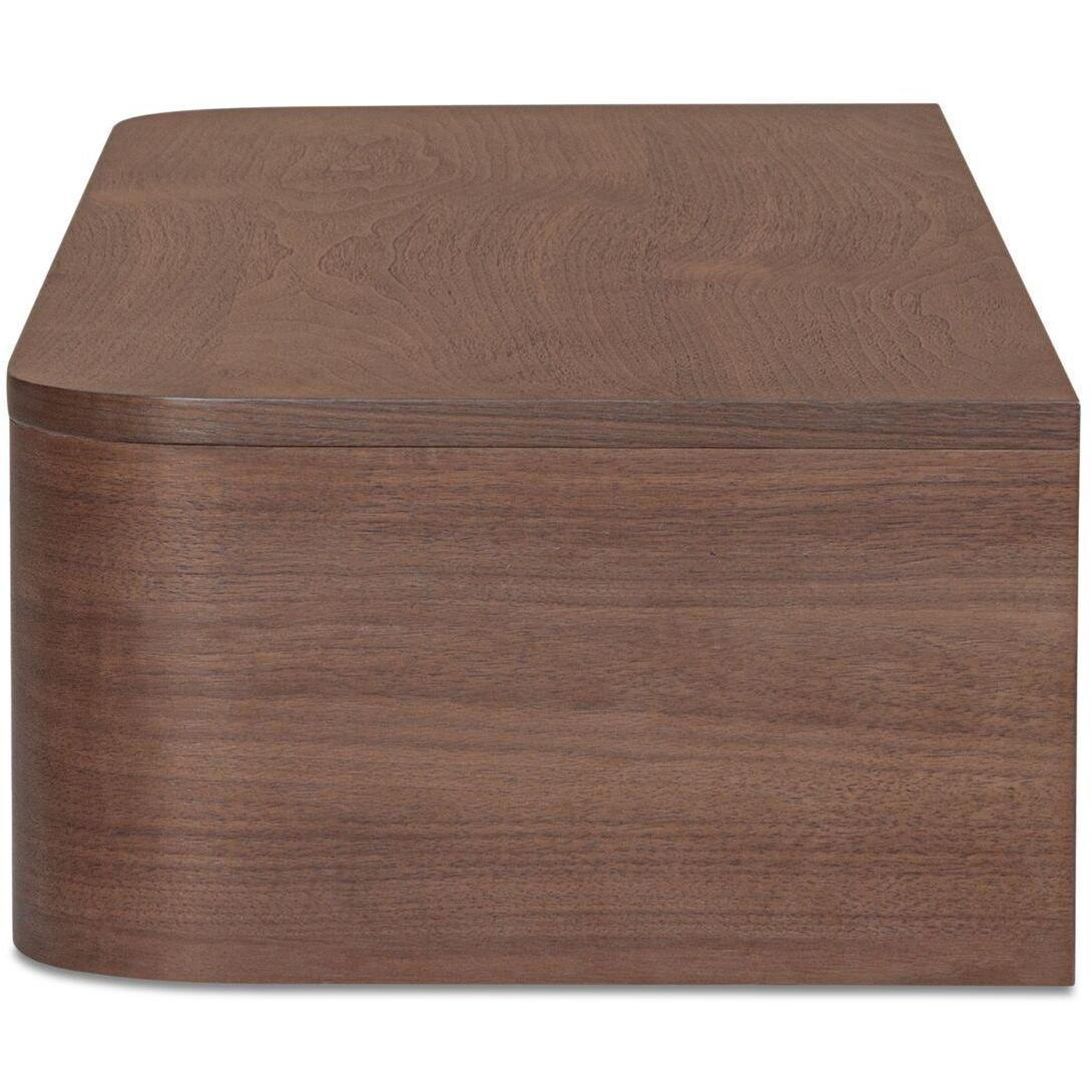 Round Off Floating Console Table Walnut 3 Round Off Floating Console Table Walnut - Image 3