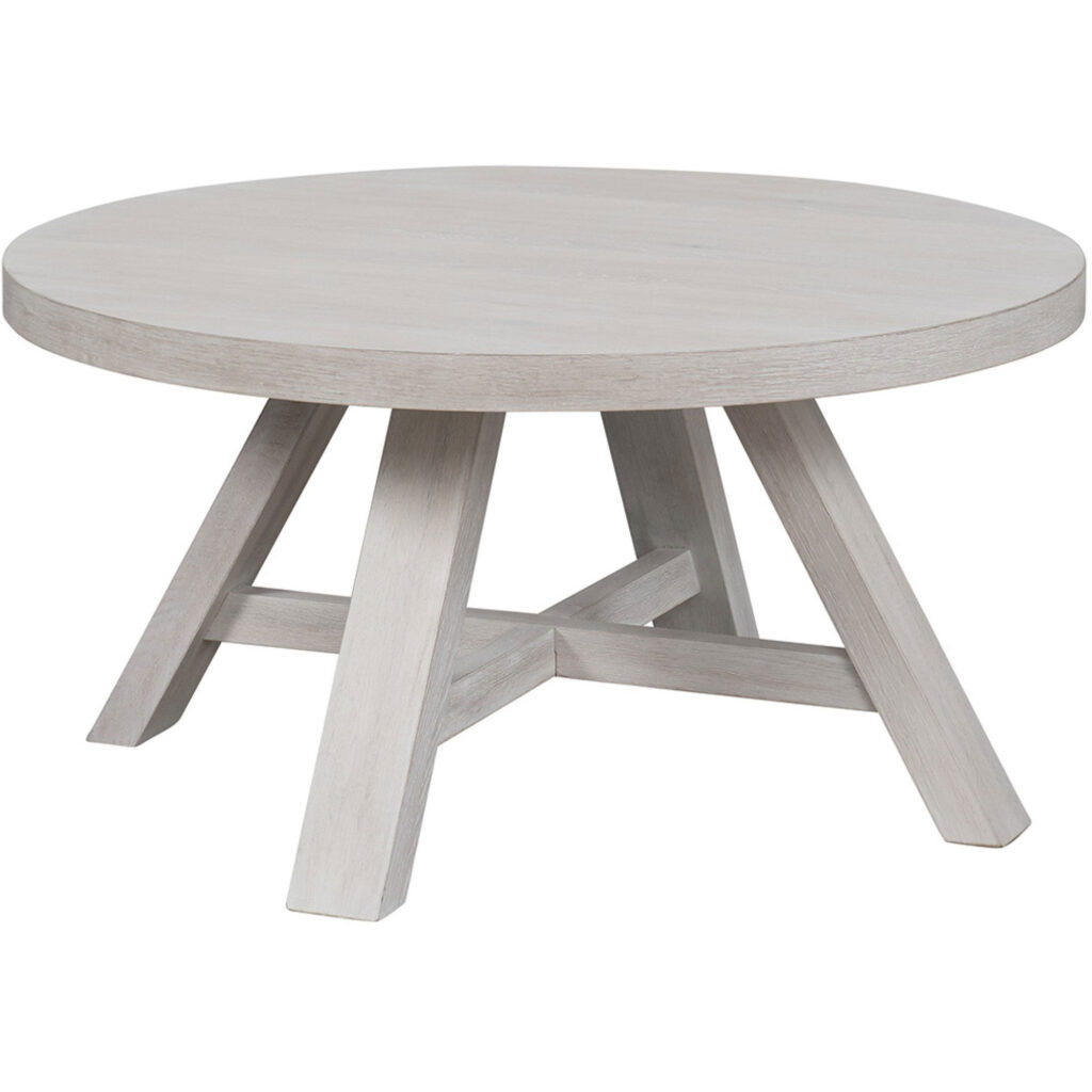 Modern Farmhouse Round Cocktail Table