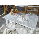 Modern Farmhouse Elena Counter Table U011B650 U011B650 OVERHEAD vm 002