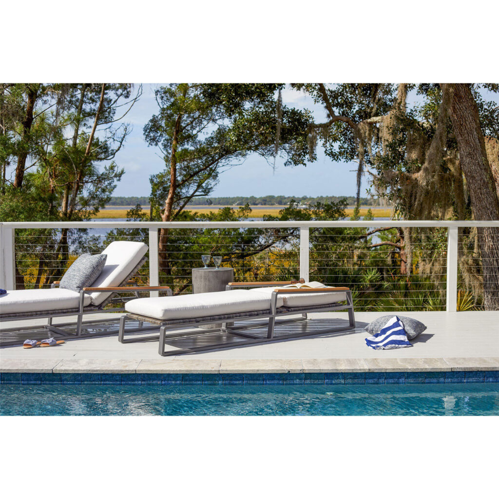 Coastal Living Outdoor San Clemente Chaise Lounge - Image 5