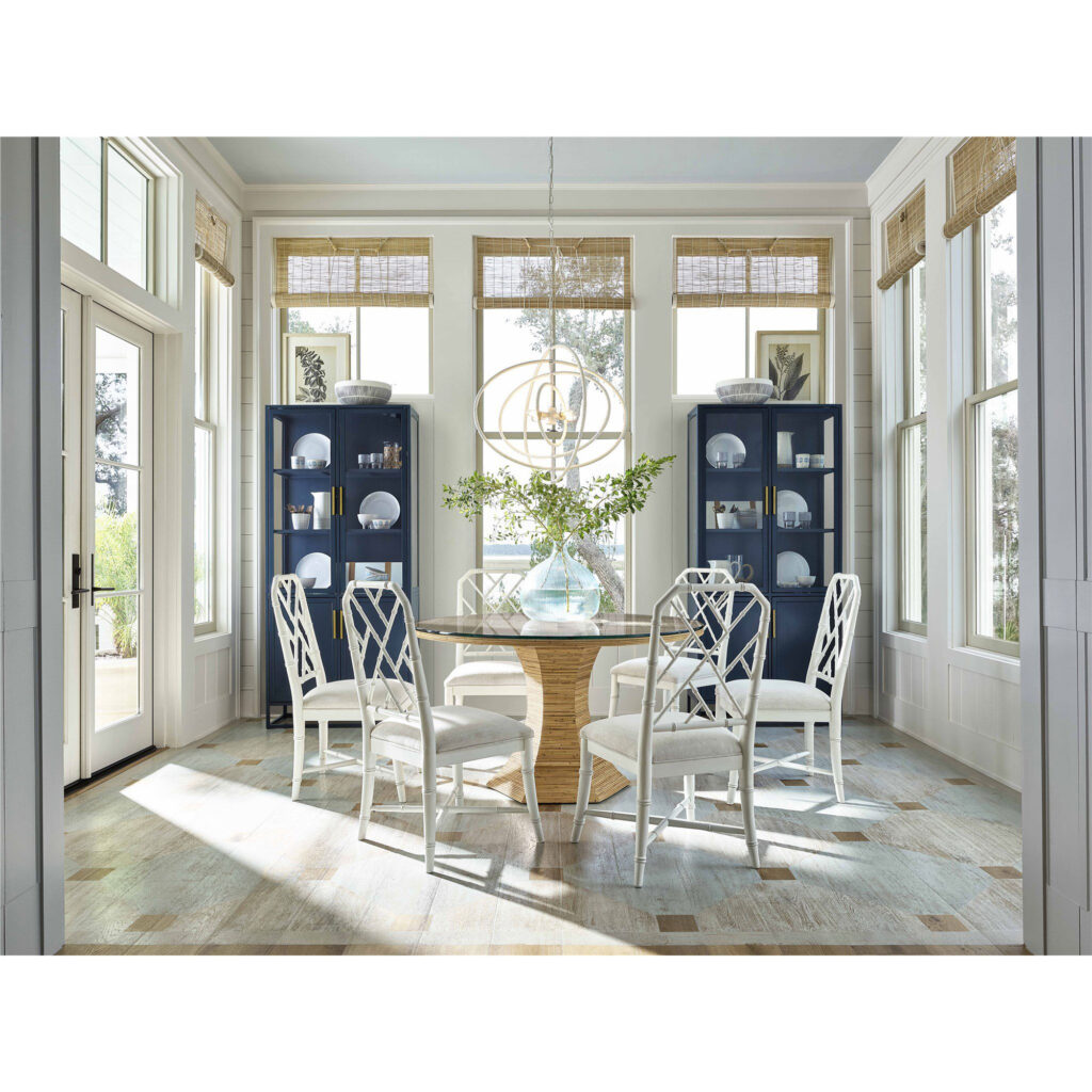 Getaway Coastal Living Santorini Tall Metal Kitchen Cabinet - Image 3