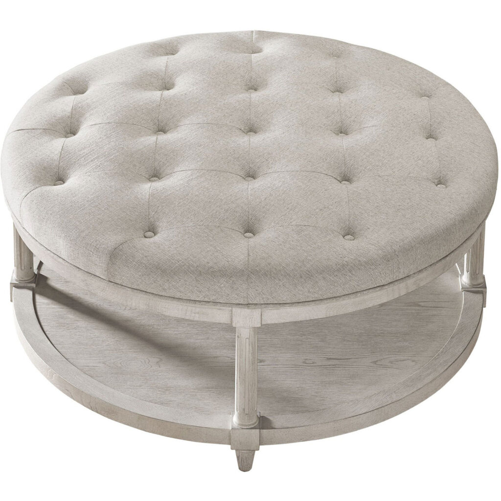 Past Forward Lacie Round Ottoman