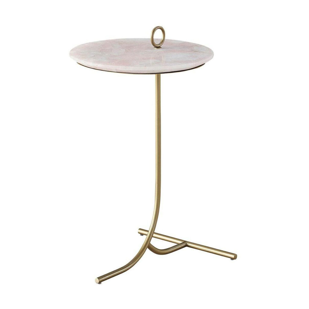 Rose Quartz Accent Table - Image 2