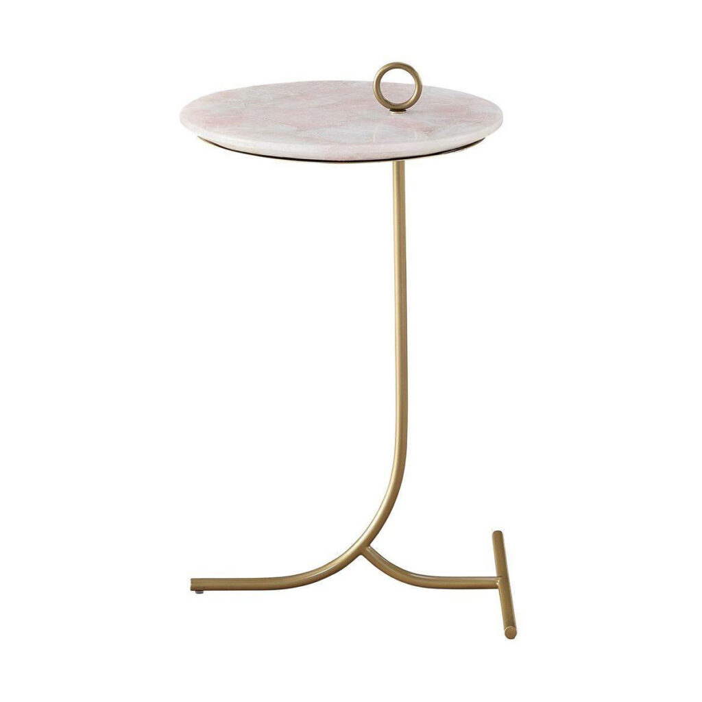 Rose Quartz Accent Table - Image 3