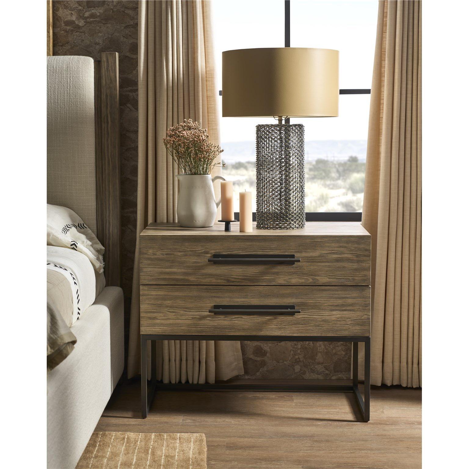 Boulder Metal Base Nightstand 4 Boulder Metal Base Nightstand - Image 4