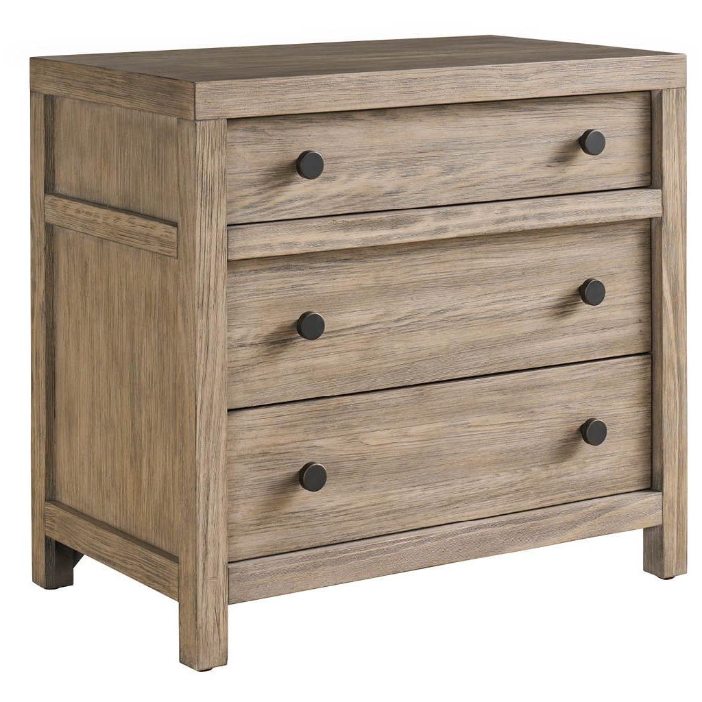 Boulder Three Drawer Nightstand 2 Boulder Three Drawer Nightstand - Image 2