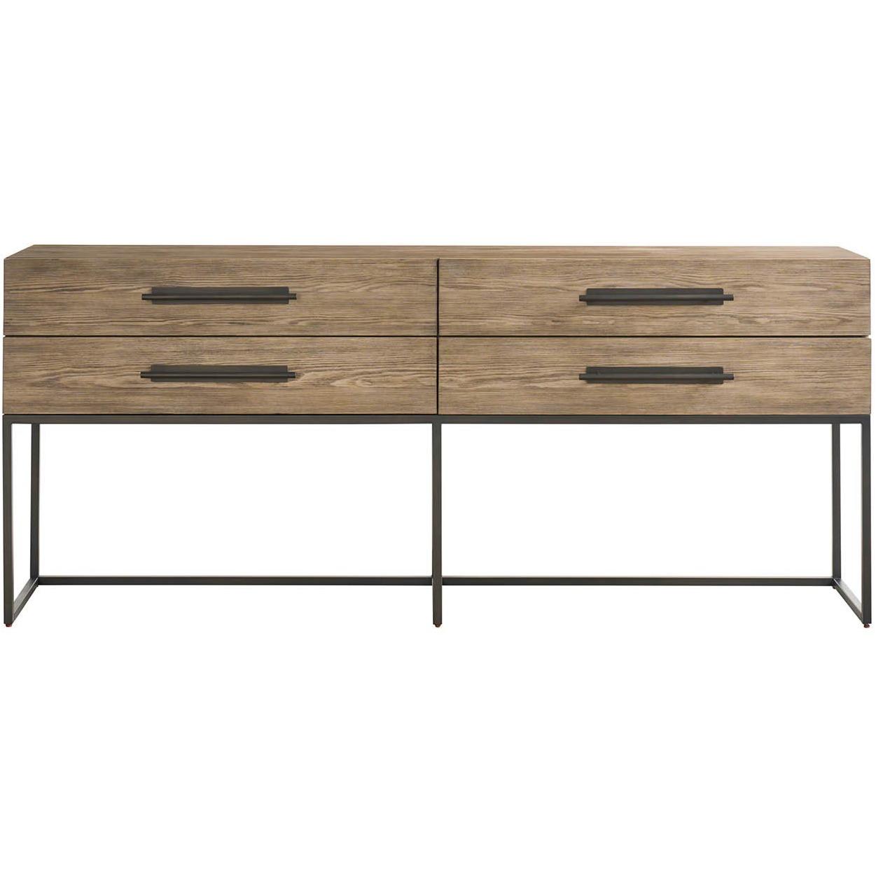 Boulder Metal Base Console