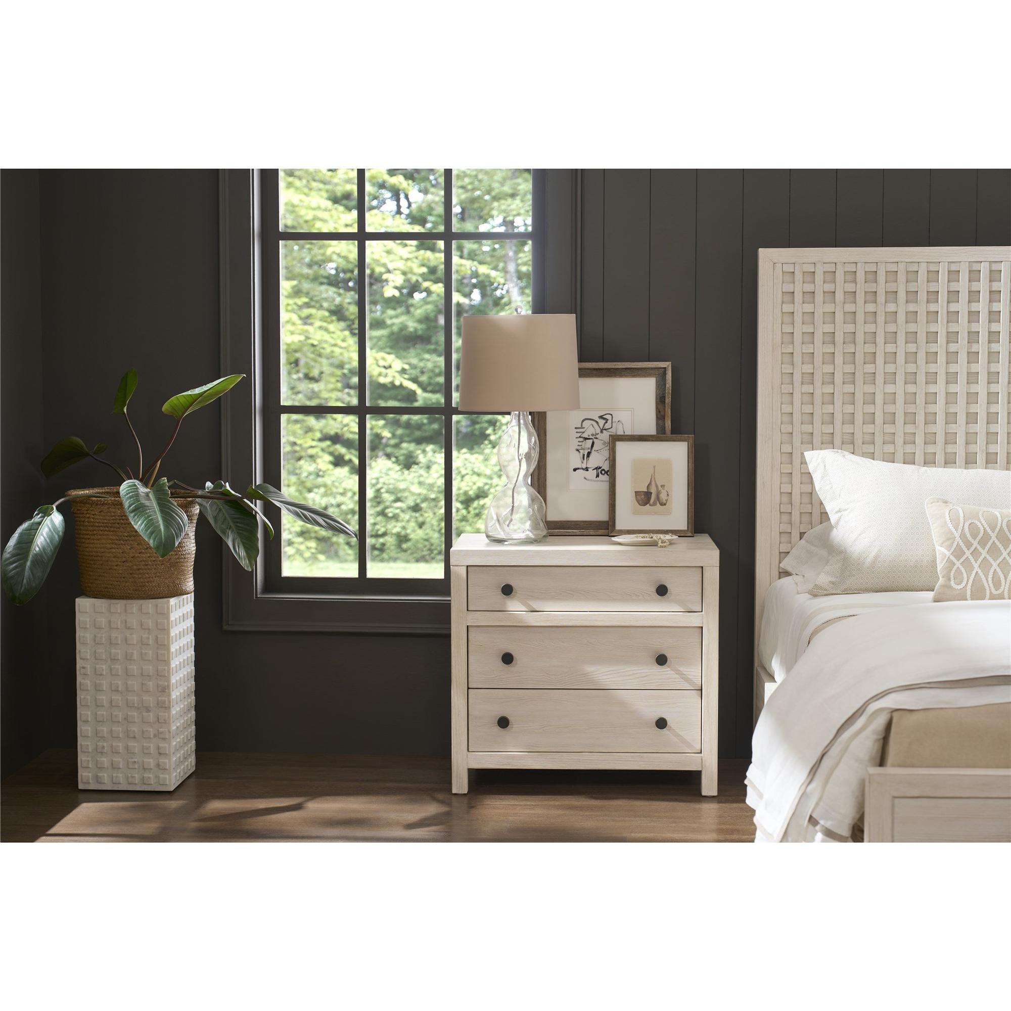 River Rock Three Drawer Nightstand 4 River Rock Three Drawer Nightstand - Image 4