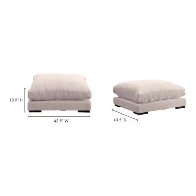 Tumble Ottoman Cappuccino UB-1009-14 UB 1009 14 70