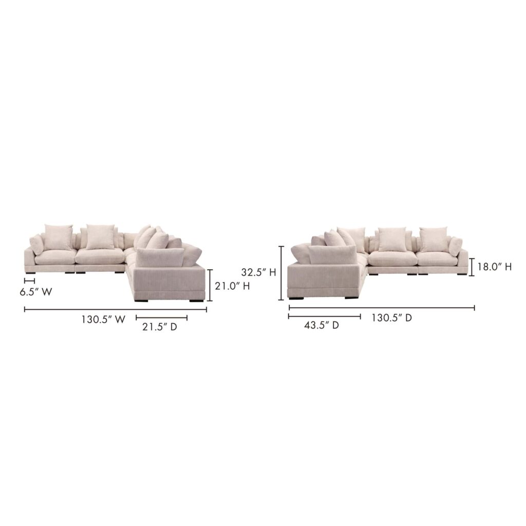 Tumble Classic L Modular Sectional - Image 6