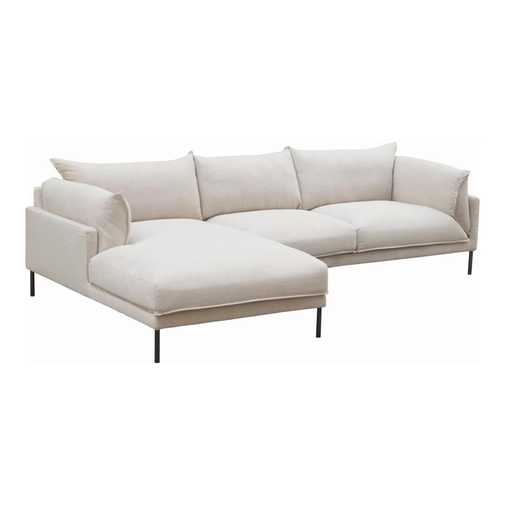 Jamara Sectional Left Sandy Beige - Image 2