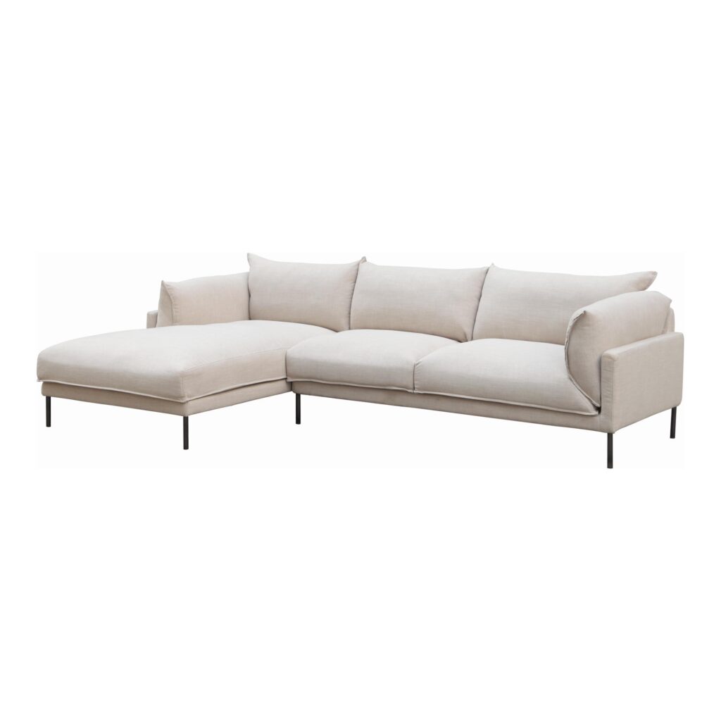 Jamara Sectional Left Sandy Beige - Image 4