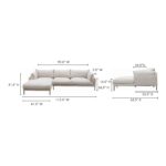 Jamara Sectional Left Sandy Beige 23 Jamara Sectional Left Sandy Beige UB-1016-29-L-0 UB 1016 29 L 70