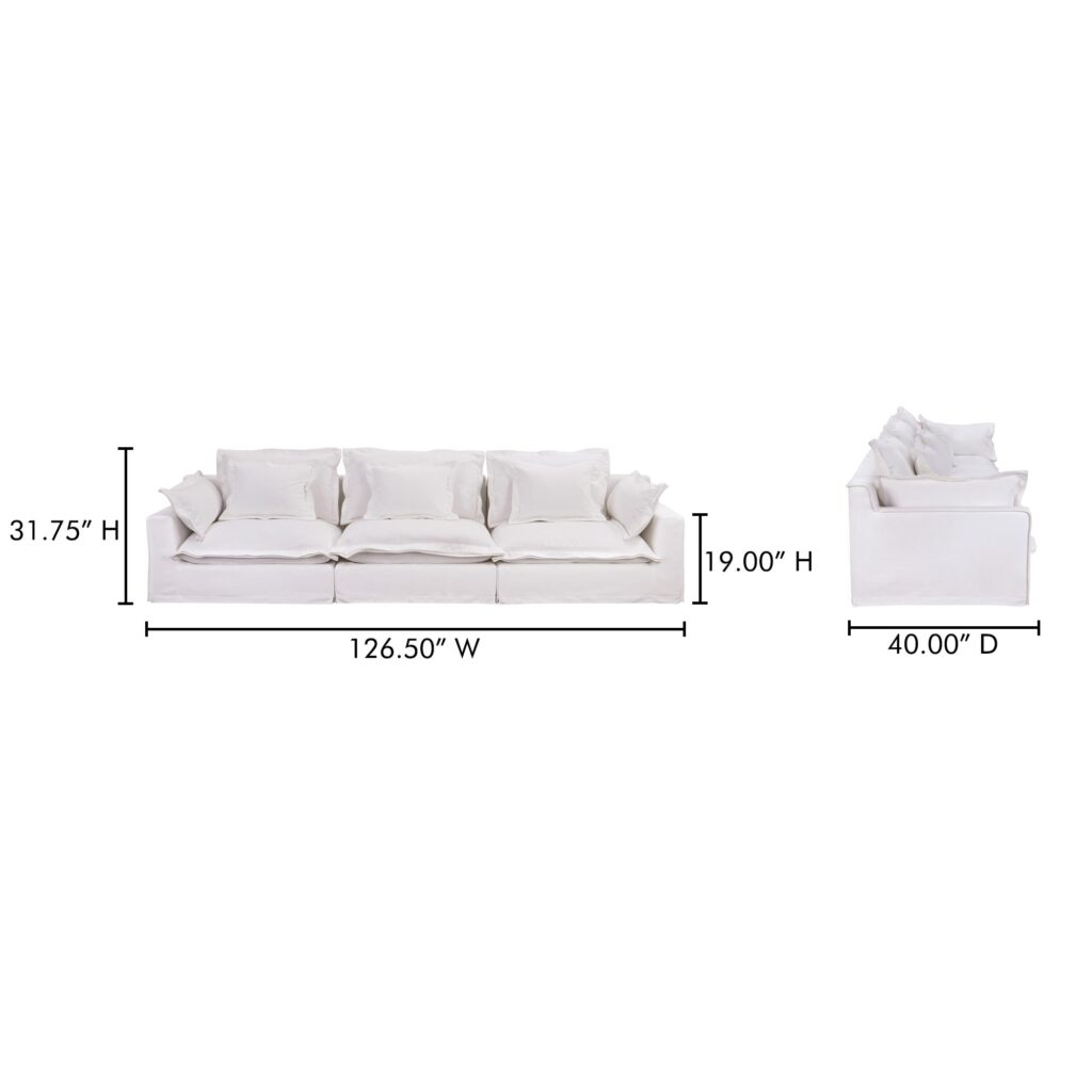 Olivia Modular Sofa White - Image 8