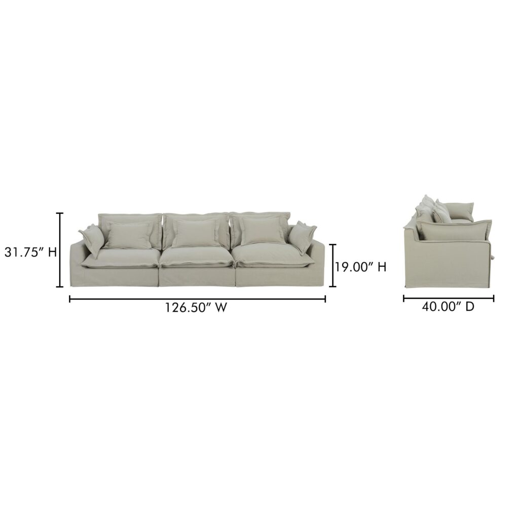 Olivia Modular Sofa Sand - Image 8