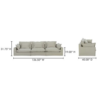 Olivia Modular Sofa Sand UB-1029-34 UB 1029 34 70